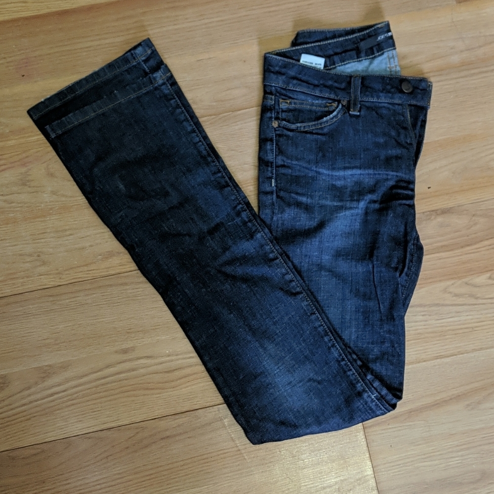 Dark Wash Straight Skinny
